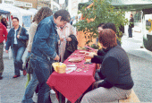 Strassenfest in Halle: LFT - Stand