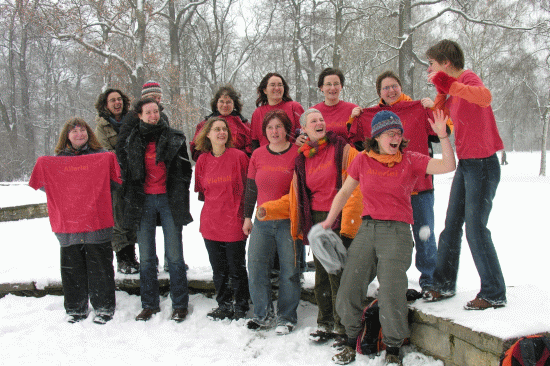 Gruppenfoto im Clarapark